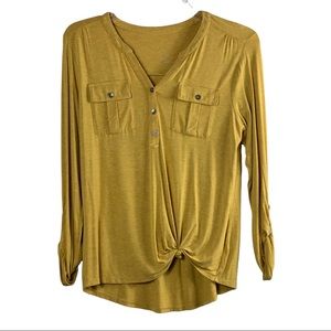 A New Day Women’s Yellow Top Size M